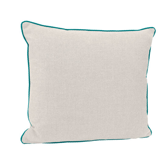 Piped Cushion 50 x 45 Crystal | Peaceful