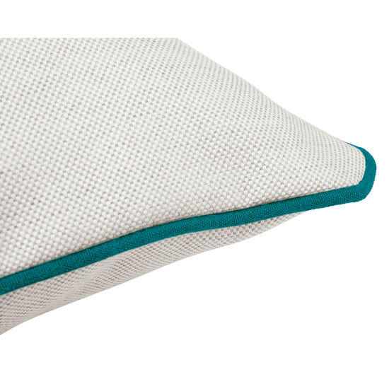 Piped Cushion 50 x 45 Crystal | Peaceful