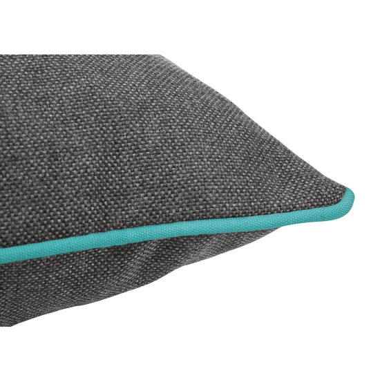 Piped Cushion 50 x 45 Anthracite | Bright
