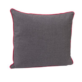Piped Cushion 50 x 45 Anthracite | Happy