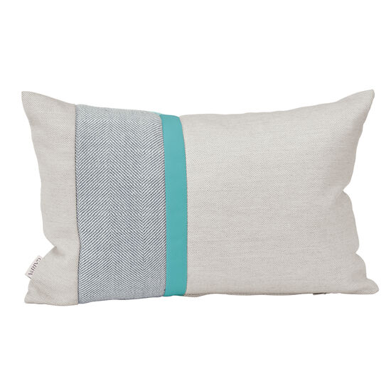 Trio Cushion 45 x 30 Crystal | Bright | River