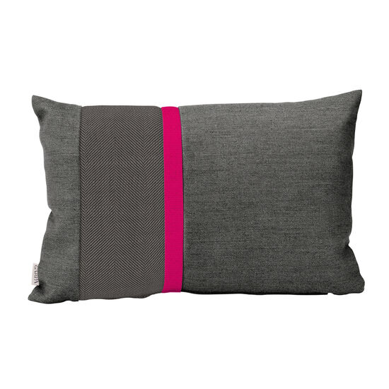 Trio Cushion 45 x 30 Anthracite | Happy | Shadow