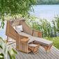 High Footrest Cushion for Strandkorb Sinfonia design "Hazel"