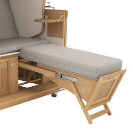 High Footrest Cushion for Strandkorb Sinfonia design "Hazel"