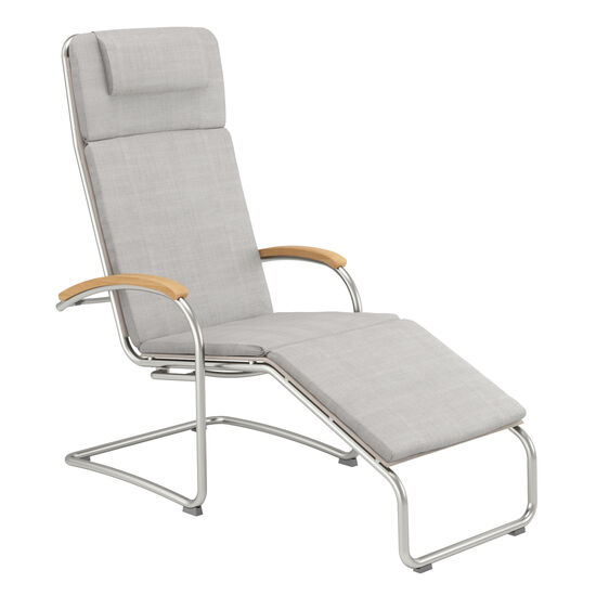 Cushion Bolero Lounge Chair, Textile Seat, design “Stone”