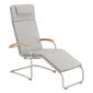 Cushion Bolero Lounge Chair, Textile Seat, design “Stone”