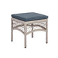 Indigo Cushion Charleston Footstool