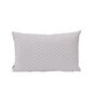 Feather Cushion 45 x 30 Rombo Bleu/White