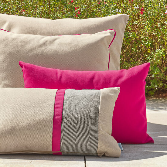 Trio Cushion 45 x 30 Linum | Happy