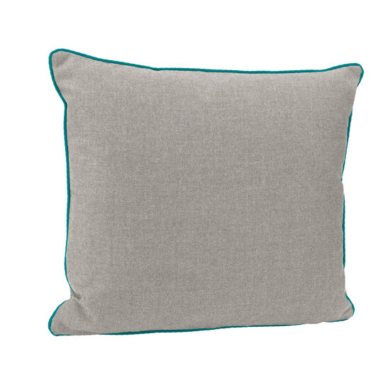 Piped Cushion 50 x 45 Stone | Peaceful