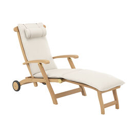 Linum Cushion for Royal Princess Deck Chair with longer footrest