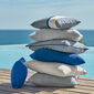 Piped Cushion 50 x 45 Indigo | Calm