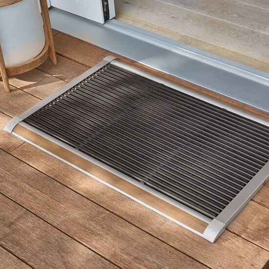 Terrace Mat 90 x 60, Silver/Teak