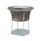 Temper Side Table Glass Brown