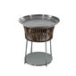 Temper Side Table Glass Brown