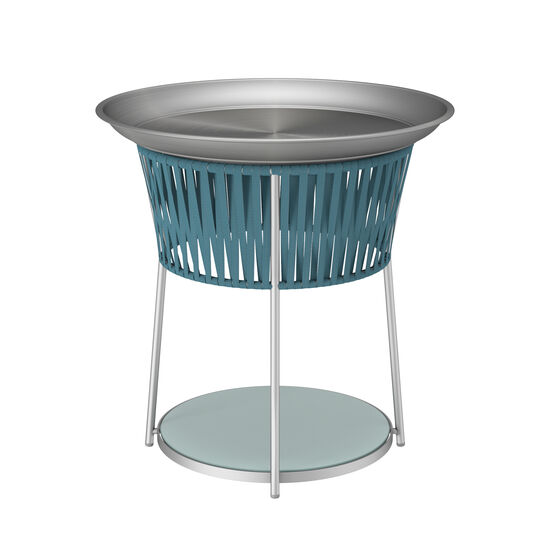 Temper Side Table Glass Teal