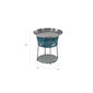 Temper Side Table Glass Teal