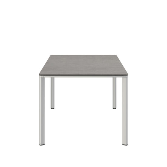 Portland Table Anodised 165 x 90 with HPL top Shade