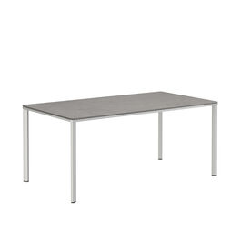 Portland Table Anodised 165 x 90 with HPL top Shade