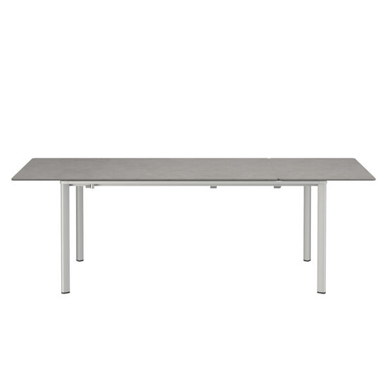 Portland Extending Table Anodised 165-225 x 90 with HPL top Shade