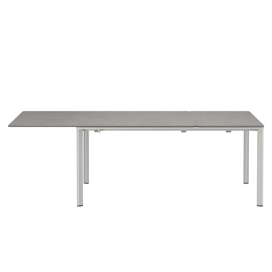 Portland Extending Table Anodised 165-225 x 90 with HPL top Shade