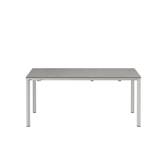 Portland Extending Table Anodised 165-225 x 90 with HPL top Shade