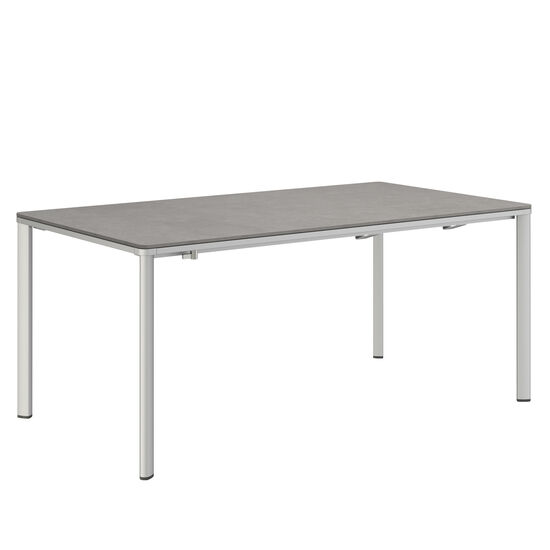 Portland Extending Table Anodised 165-225 x 90 with HPL top Shade