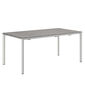 Portland Extending Table Anodised 165-225 x 90 with HPL top Shade