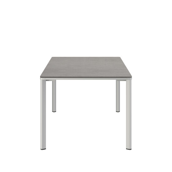 Portland Extending Table Anodised 165-225 x 90 with HPL top Shade