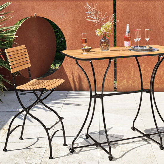 Fontenay Bar Table 140 x 70, foldable, Teak