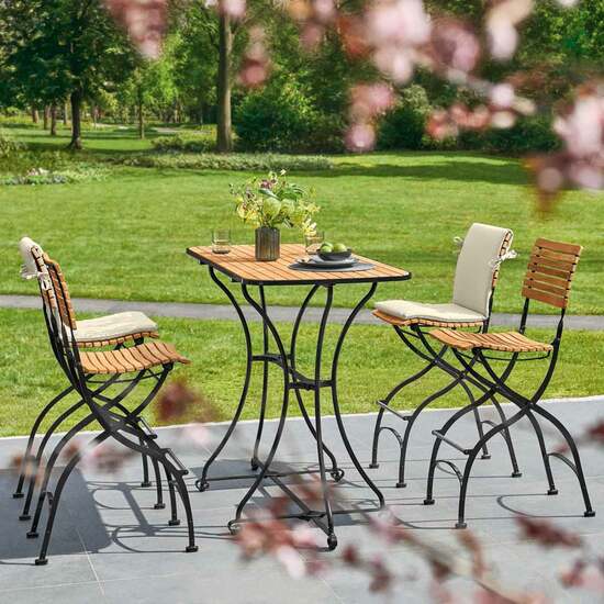 Fontenay Bar Table 140 x 70, foldable, Teak