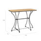 Fontenay Bar Table 140 x 70, foldable, Teak