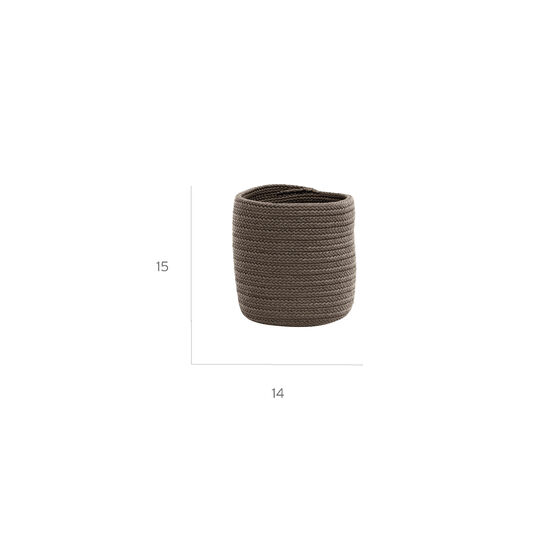 Temper Basket Small Brown, set of 2 pieces