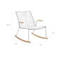 Pan Rocking Chair White