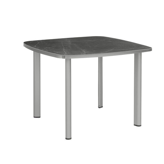 Temper Table Anodised 100 x 100 with ceramic top