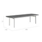 Temper Table Anodised 280 x 100 with ceramic top