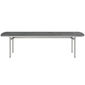 Temper Table Anodised 280 x 100 with ceramic top