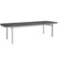 Temper Table Anodised 280 x 100 with ceramic top