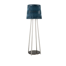 teal standard lamp