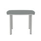 Temper Table Anodised 100 x 100 with glass top