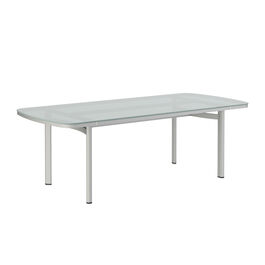 Temper Table Anodised 220 x 100 with glass top