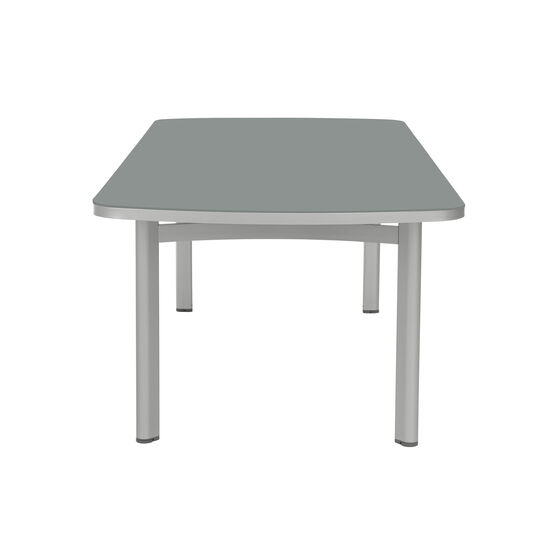 Temper Table Anodised 220 x 100 with glass top