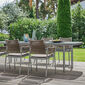 Temper Table Anodised 280 x 100 with glass top