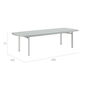Temper Table Anodised 280 x 100 with glass top