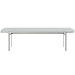Temper Table Anodised 280 x 100 with glass top