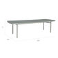 Temper Table Anodised 280 x 100 with glass top