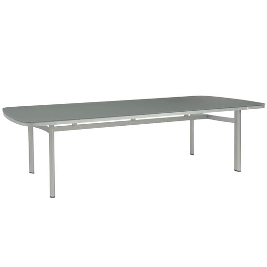 Temper Table Anodised 280 x 100 with glass top