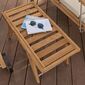 Doppia Side Table Teak