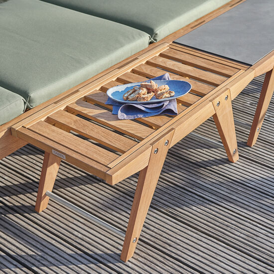 Doppia Side Table Teak