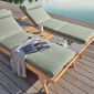 Doppia Lounger Set Teak